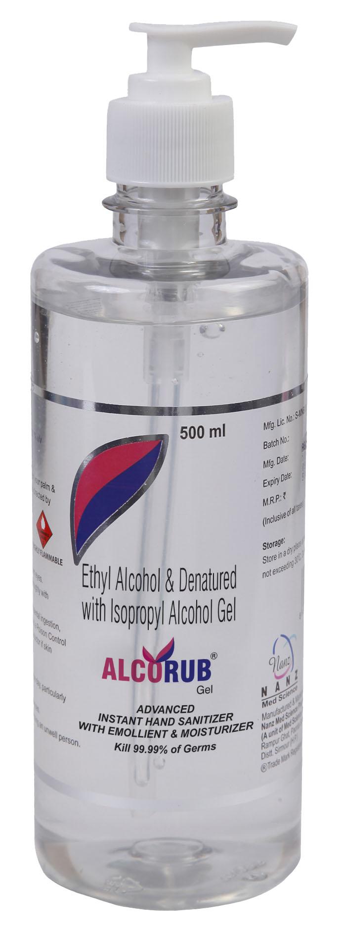 Alcorub gel